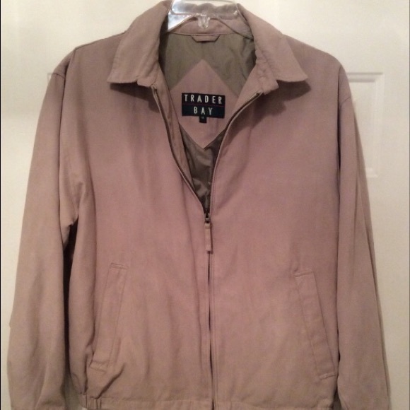 TRADER BAY Other - 🆕NEW-MEN’S SUEDE LIKE- ZIP UP MEN’S JACKET—NWOT-